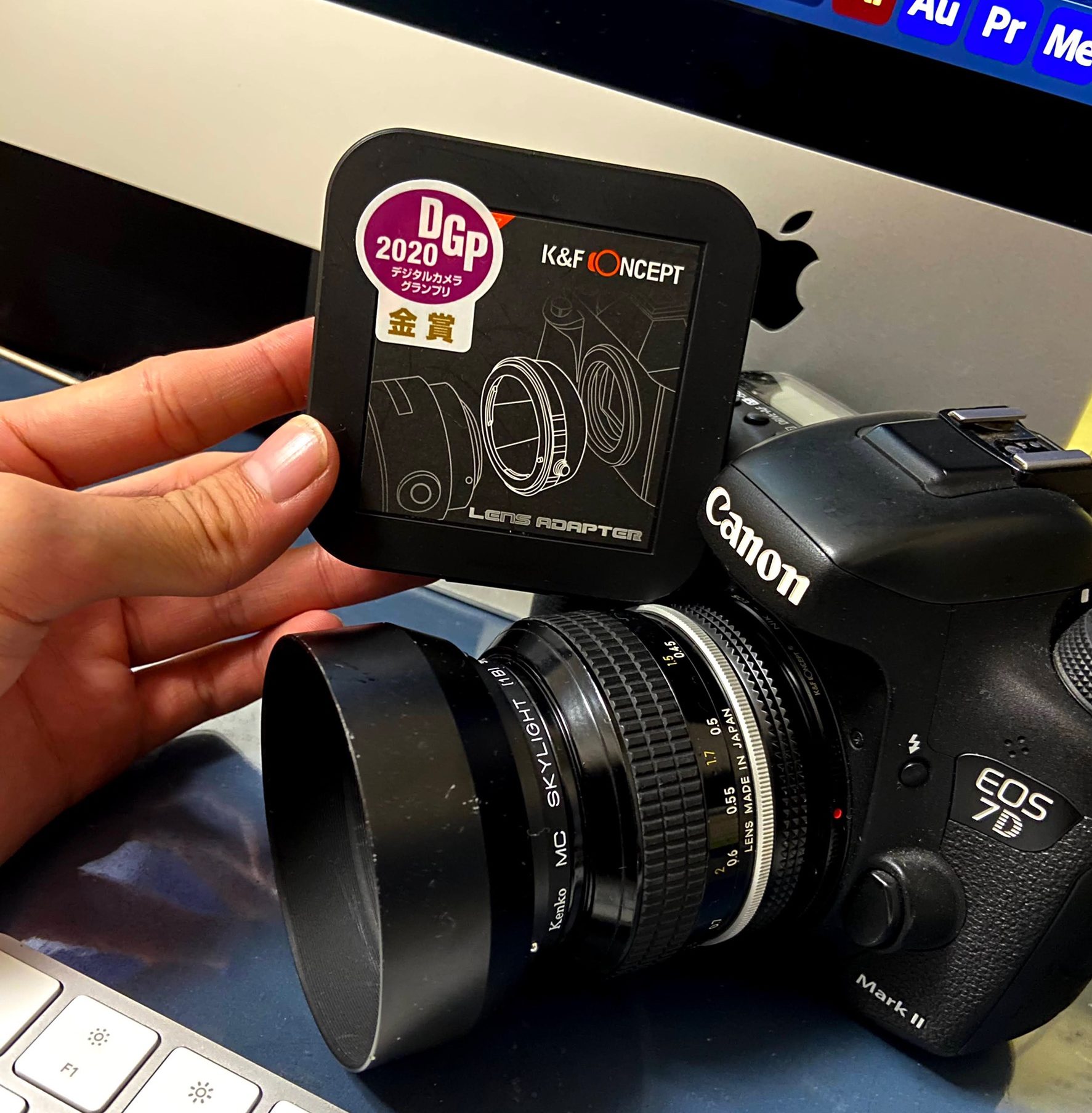 カメラ フィルムカメラ マウントアダプターを使って「キヤノンのカメラ」に「ニコン」のレンズ 